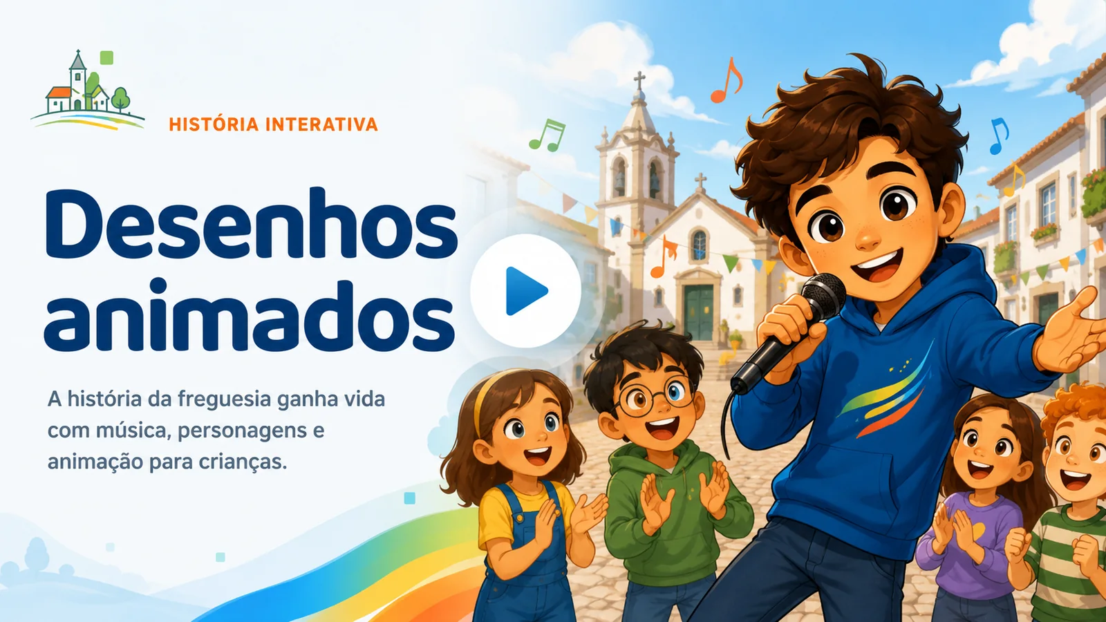 Capa Desenhos animados da História Interativa