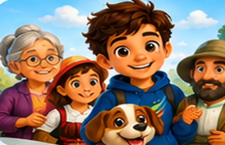 Várias personagens que podem dar voz à história de uma terra